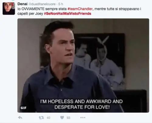 Friends, #SeNonHaiMaiVistoFriends impazza su Twitter
