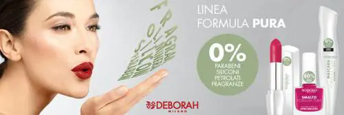 Deborah Milano crea la linea di prodotti attenta alle formulazioni: ecco Formula Pura
