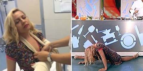 Lisa Fusco cade ancora, frattura al piede