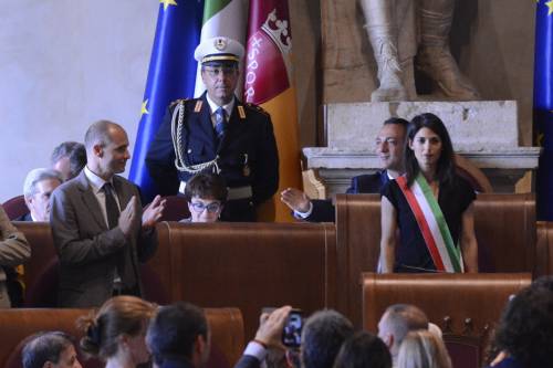 Roma, si insedia la giunta di Virginia Raggi