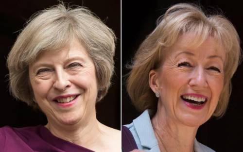 Le due candidate a Downing Street: a sinistra, Theresa May; a destra, Andrea Leasdom