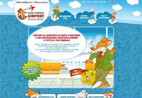 Bimbi e famiglie in volo con Geronimo Stilton