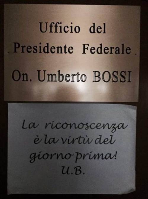 La Lega cancella Bossi