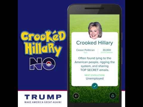 Donald Trump sfotte Hillary Clinton con Pokemon GO