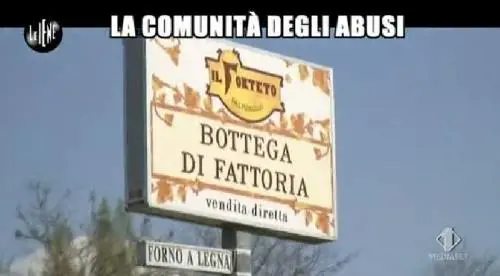 Da un video de "Le Iene"