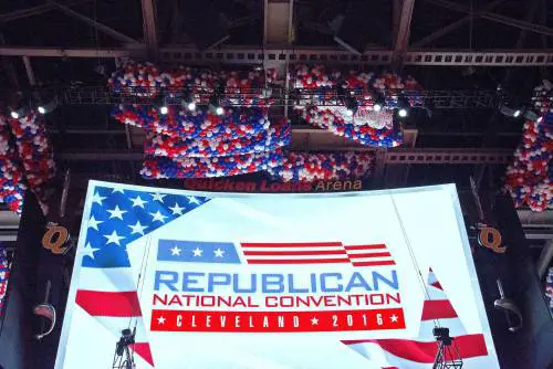 Cleveland, tripudio repubblicano