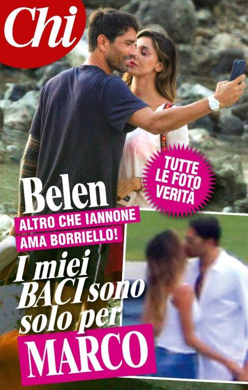 Ora è ufficiale: Belen ha scelto Marco Boriello. Ecco le foto dei baci