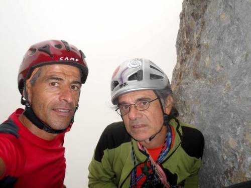 A sinistra Luca D'Andrea, a destra Roberto Iannilli in una foto pubblicata su facebook da Iannilli il 3 luglio scorso