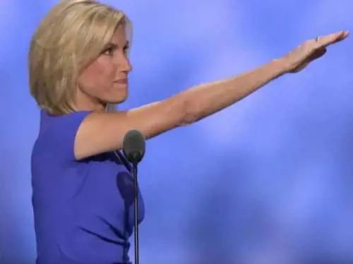 Il saluto di Laura Ingraham (da Twitter)