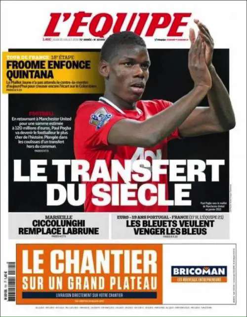 Pogba va da Mourinho, Wenger critico: "Cifra totalmente folle"