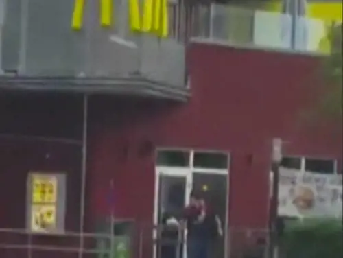 Monaco, il killer al McDonald's: la fotosequenza 