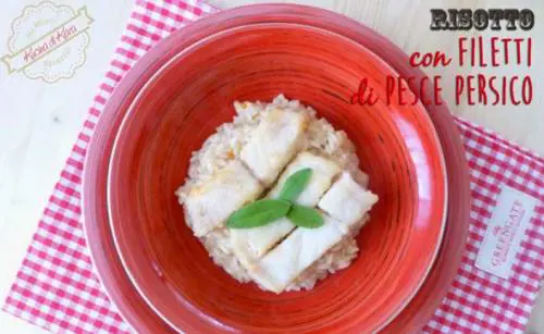 Risotto al pesce persico