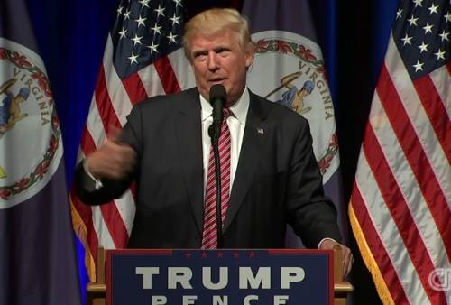 Il pianto di un bimbo fa spazientire Trump