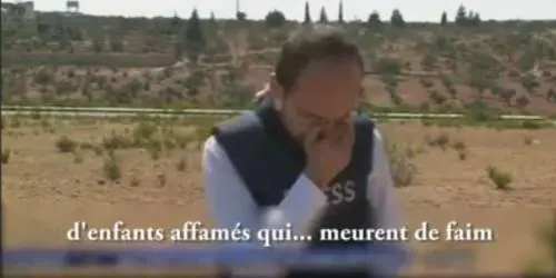 Reporter di al Jazeera in lacrime, ma il dolore è a senso unico 