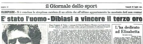 Il Giornale dello Sport del 30 luglio 1976