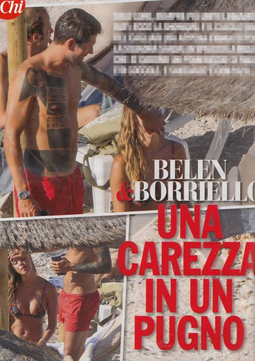 Belén e Borriello, baci e carezze a Ibiza