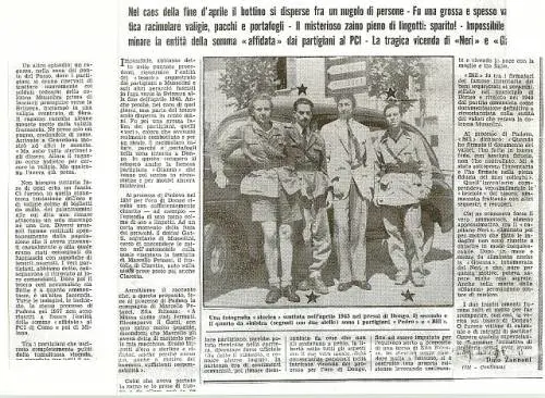 La foto (ritoccata) con l'agente Valerian Lada-Mocarski