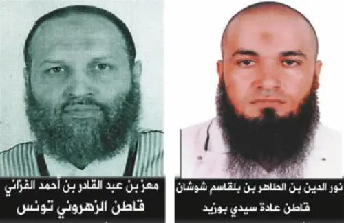Moez Ben Adelkader al Fezzani e Noureddine Chouchane
