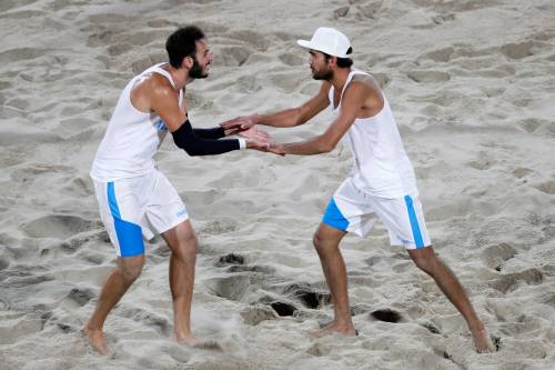 Beach volley, cuore e argento