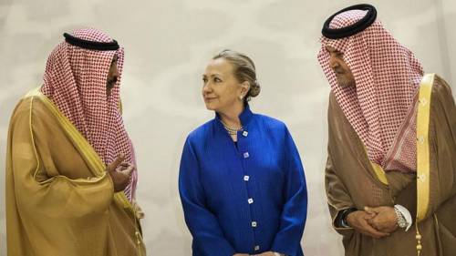 Hillary Clinton, la saudita