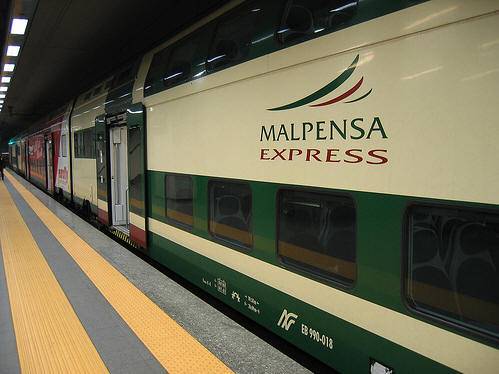 Malpensa, in treno al Terminal 2