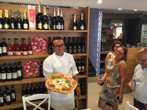 Gino Sorbillo alla presentazione del Napoli Pizza Village