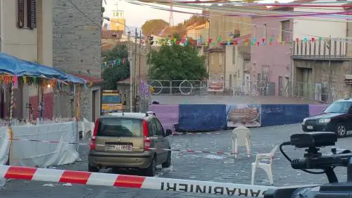 Una foto del tragico incidente pubblicata su Twitter