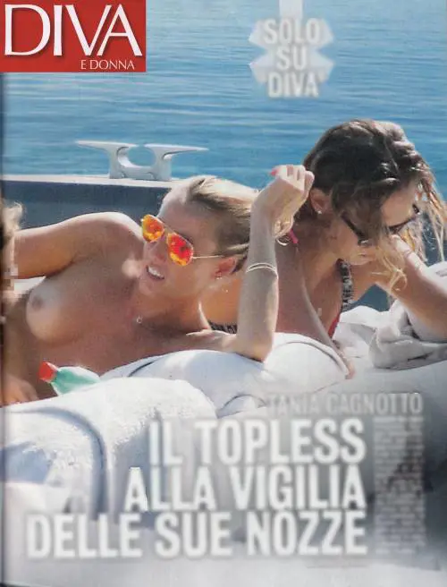 Topless per Tania Cagnotto prima delle nozze