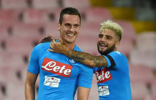Milik cancella Higuain: il Napoli batte 3-1 il Bologna 