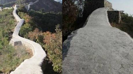 La Grande muraglia cinese ha perso la lotta contro il cemento