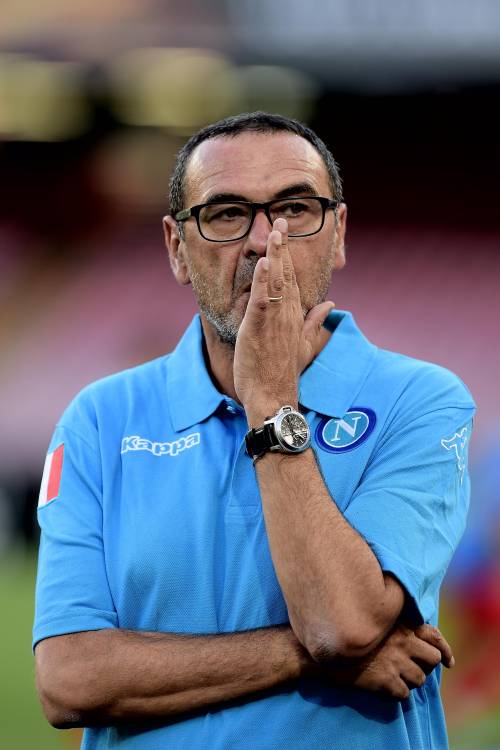 Sarri e la MM di Napoli "Dominiamo il Benfica"
