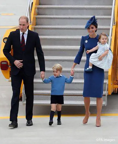 George e Charlotte in Canada con William e Kate