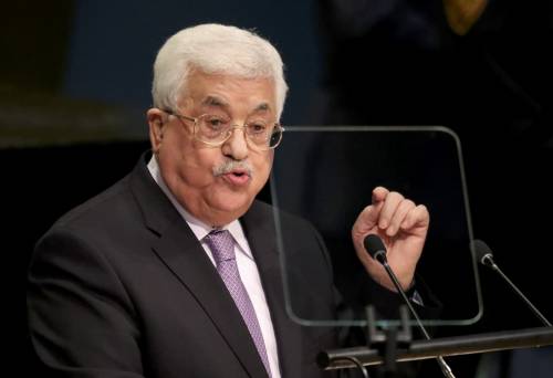 Il presidente palestinese Mahmoud Abbas andrà ai funerali di Peres