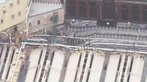 Incidente in New Jersey, la stazione di Hoboken vista dall'alto