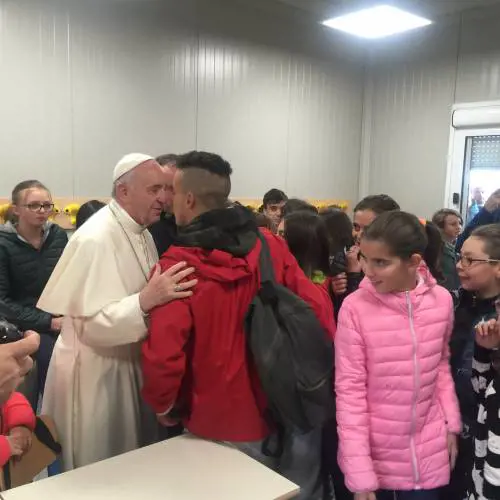 Papa Francesco ad Amatrice