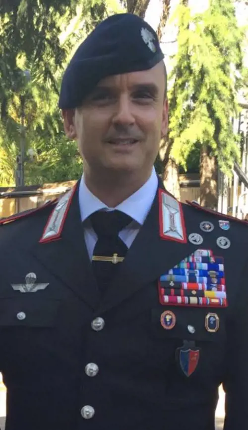 Il maresciallo capo Roberto Mandolini