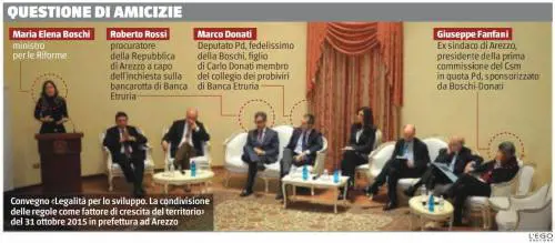 Il Csm promuove Fanfani Ha difeso Boschi ed Etruria