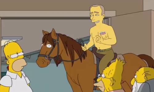 I Simpson contro Trump filo russo