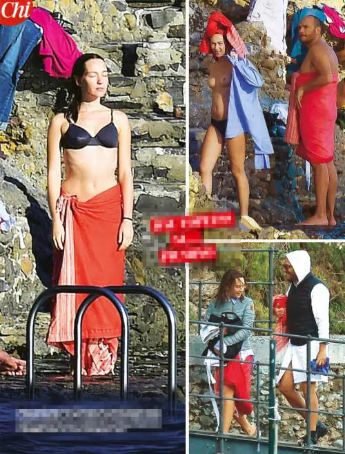 Cristiana Capotondi, topless fuori stagione