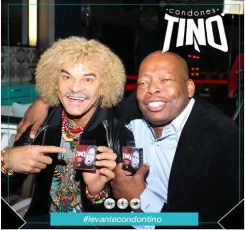 Tino Asprilla lancia la sua linea di condom con Valderrama