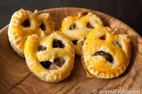 Zucche di Halloween di sfoglia