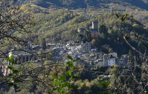 Arquata del Tronto rasa al suolo