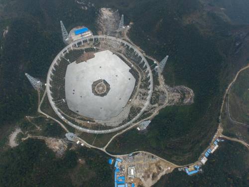 La Cina va a caccia di alieni con il radiotelescopio più grande del mondo 