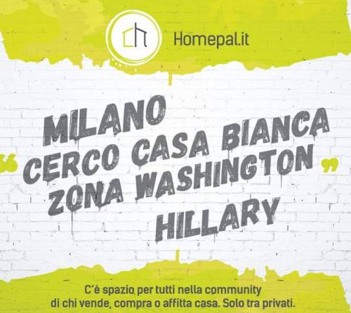 "Cerco casa bianca zona Washington", la pubblicità che sfotte Donald Trump, Hillary Clinton e non solo...