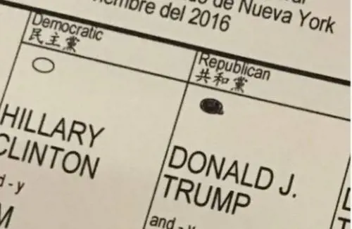 Eric Trump pubblica foto della scheda: rischia il carcere