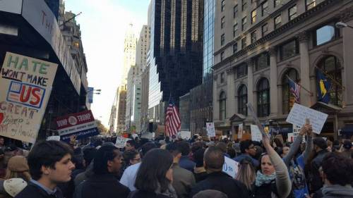 Le proteste di New York ​viste dall'interno