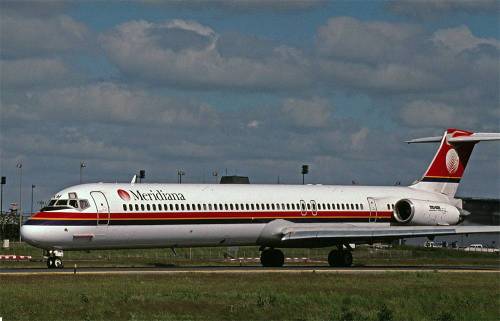 Ultima destinazione Volandia per il primo MD-80 Meridiana