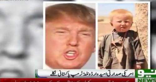 "Trump è un orfano pakistano": la bizzarra teoria sulle origini del tycoon