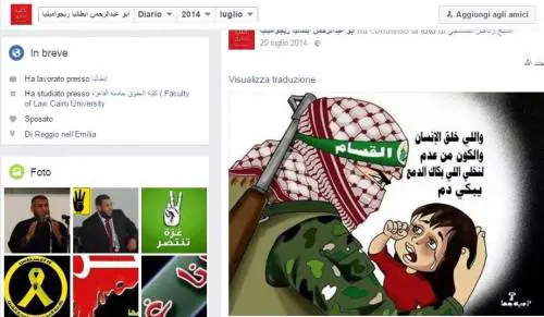 Gli islamisti che inneggiano Hamas in Italia