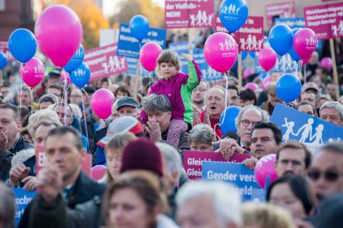"Stop all’ideologia gender" Anche la Germania ha i suoi family day